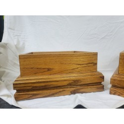 Solid Oak Speaker Stands